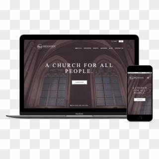 Exodus Church Website Design - Tablet Computer Clipart