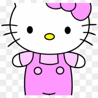 Hello Kitty Clipart - Hello Kitty Simple Drawing - Png Download