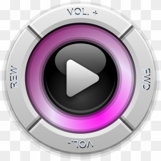 Play, Button, Volume, Multimedia - Volume Control Button Clipart