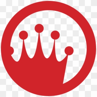 Red Kob Circle Crown Logo - Circle Clipart