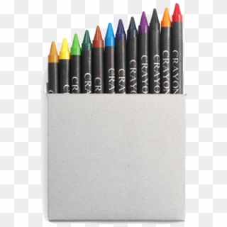 Crayon Set In Card Box, 12pc - Crayon De Couleur Gras Clipart