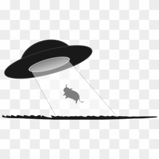 Free Graphics Download Clip Art On Clipart - Ufo Black And White Clip Art - Png Download
