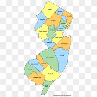 A Review Of The Legal Framework For County Planning - Printable New Jersey County Map Clipart