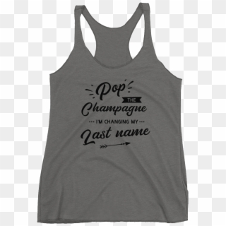 Women's Pop The Champagne Racerback - Active Tank Clipart