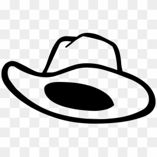 Hat Cowboy Stetson Western Rodeo Head Fashion - Sketsa Gambar Topi Koboi Clipart