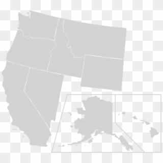 File Blankmap Usa States West Svg Wikimedia Commons - Blank Map Of Pacific Northwest Clipart