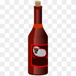This Free Icons Png Design Of Misc Sheep Red Wine - Bebida Garrafa Png Clipart