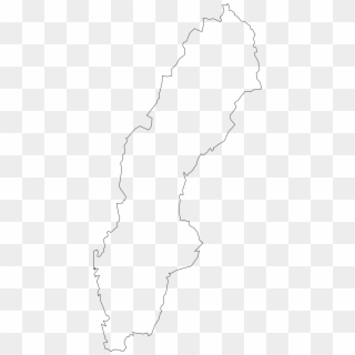 Blank Map Of Scandinavia - Sweden Map Vector Clipart