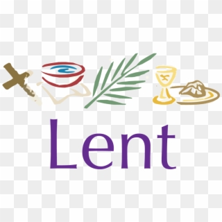 Slowing Down For Lent - Lent Border Clip Art - Png Download