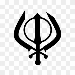 Sikhism Khanda Symbol Png Transparent Image - Symbol Of Sikhism Clipart