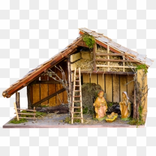 Religion, Christmas, Crib, Bethlehem, Christ, Baby - Crib House For Christmas Clipart