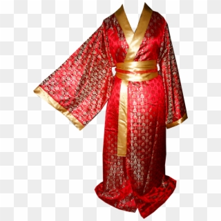 Redmedallion - Red Kimono Png Clipart