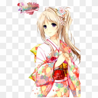 Kimono Girl 6 By Nunnallyrey - Anime Girls Wearing Kimonos Clipart