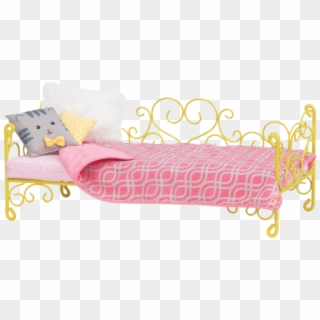 Sweet Dreams Scrollwork Bed - Our Generation Bed Sets Clipart