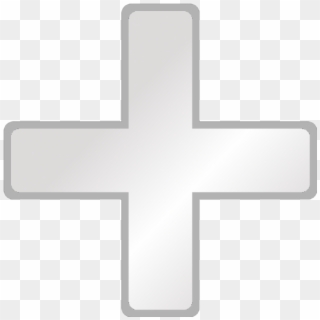 White Plus Sign Png - Cross Clipart