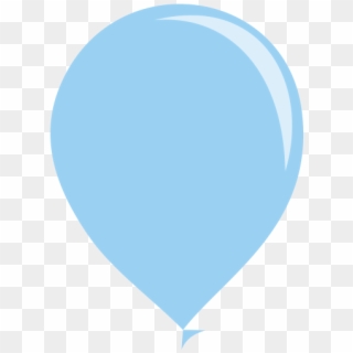 Balão Azul Claro Png - Balao Azul Bebe Png Clipart