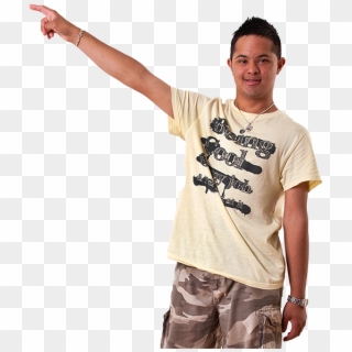 Down Syndrome Png - Down Syndrome Person Pointing Clipart