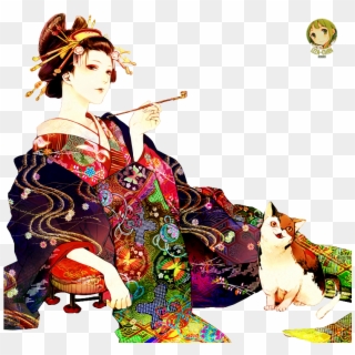 Geisha Anime Png Clipart