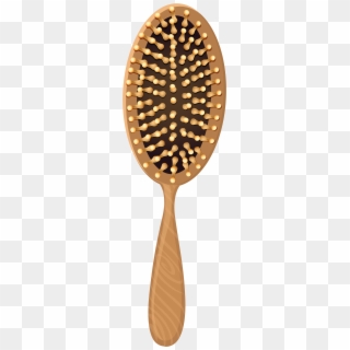 Wooden Hairbrush Png Clipart Image - Wood Hair Brush Png Transparent Png