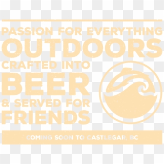 Tailout Brewing Slogan - Poster Clipart