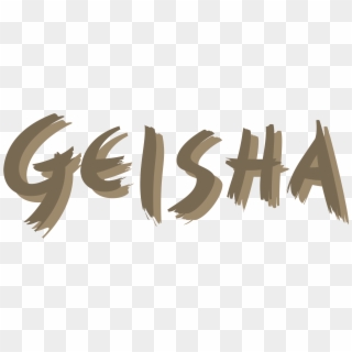 Geisha Logo Png Transparent - Geisha Font Clipart