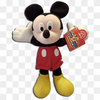 Cuddly Collectibles Disney Mickey And Minnie Medium - Mickey Mouse Doll Png Clipart