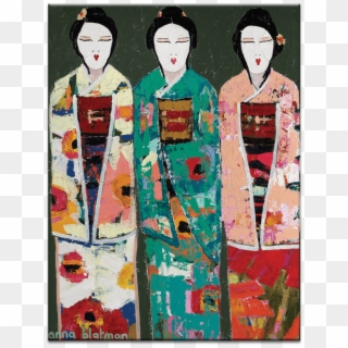 Spring Geisha - Geisha Clipart