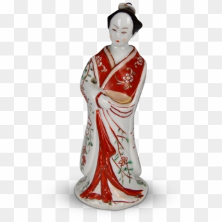 A Japanese Imari Geisha Figure - Figurine Clipart