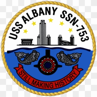 File Uss Albany Ssn 753 Crest Png Wikipedia The Free - Us Marine Mom Clipart