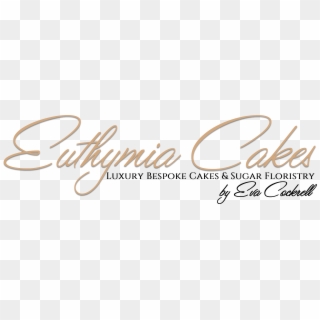 Euthymia Cakes Wedding Cakes, Wedding Cake Decorations - Calligraphy Clipart