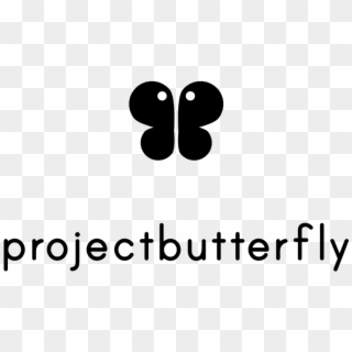 Project Butterfly Logo Black - Borders At Balcony ロゴ Clipart