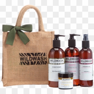 Wildwash Ethical Product Award Gift Bag, Fragrance - Glass Bottle Clipart
