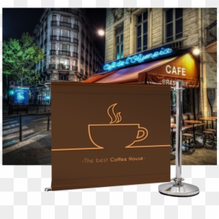 Cafe Barrier Add On Product Cat Image - Hd Wallpaper Paris Cafe Clipart