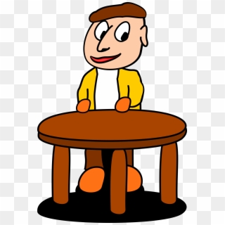 This Free Icons Png Design Of Standing At The Table - Standing At Table Clipart Transparent Png