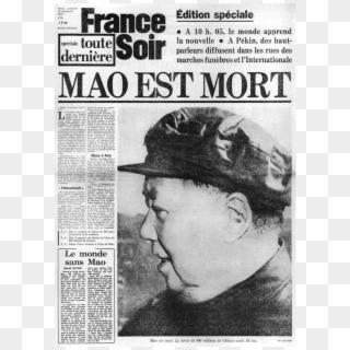 Mort De Mao Zedong - Newspaper Clipart