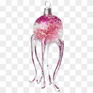 Jelly Fish Glass Christmas Ornament - Sketch Clipart