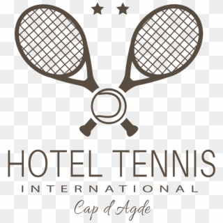 Badminton Logo Black And White Clipart