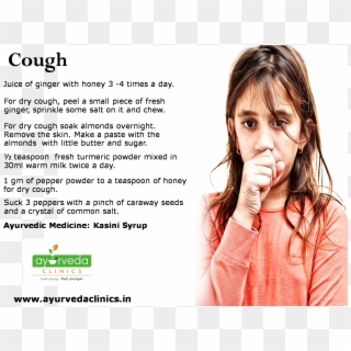 Cough Is A Manifestation Of Any Kind Of Obstruction - Girl Clipart