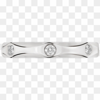 Infinito Wedding Band In Platinum Set With Diamonds - Engagement Ring Clipart