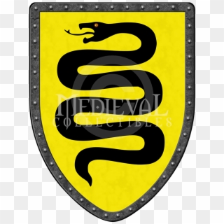 Medieval Snake Shield Clipart