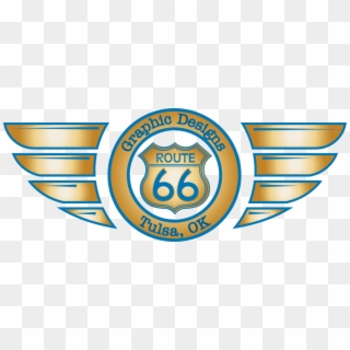 Route 66 Graphic Designs, Tulsa - Emblem Clipart
