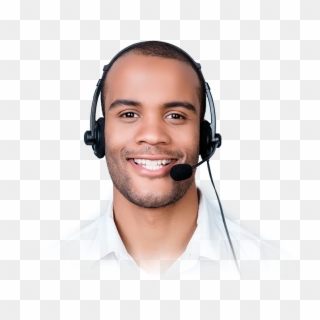 S Net Cloud Contact Center - Guy With Headset Clipart