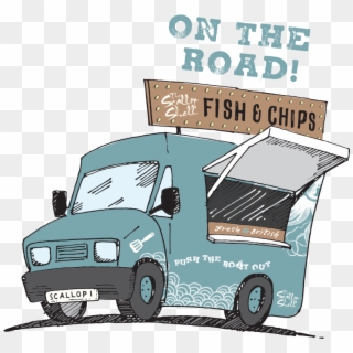 The Scallop Shell On The Road - Light Commercial Vehicle Clipart