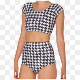 Houndstooth Nana Suit Top Clipart