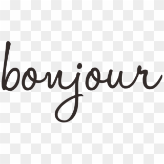 Bonjour - Bonjour Png Clipart