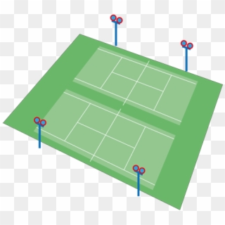 1, 2 Court - Ping Pong Clipart