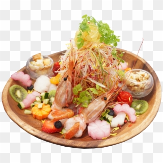 'nigiro Sashimi Salad Yu Sheng Lo Hei' - Side Dish Clipart