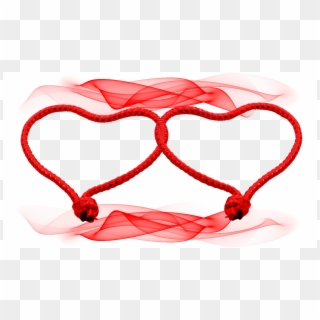 Molduras Dia Dos Namorados 2 Corações Entrelaçados - Heart Clipart