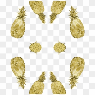 Gold Pineapple Png - Pineapple Clipart