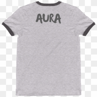 Aura Red Flower Ringer T-shirt - Active Shirt Clipart